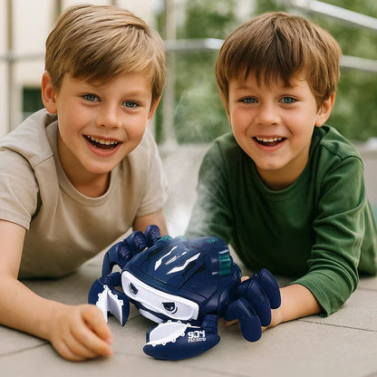 Helendav muusikaline krabi õrna veeuudu efektiga