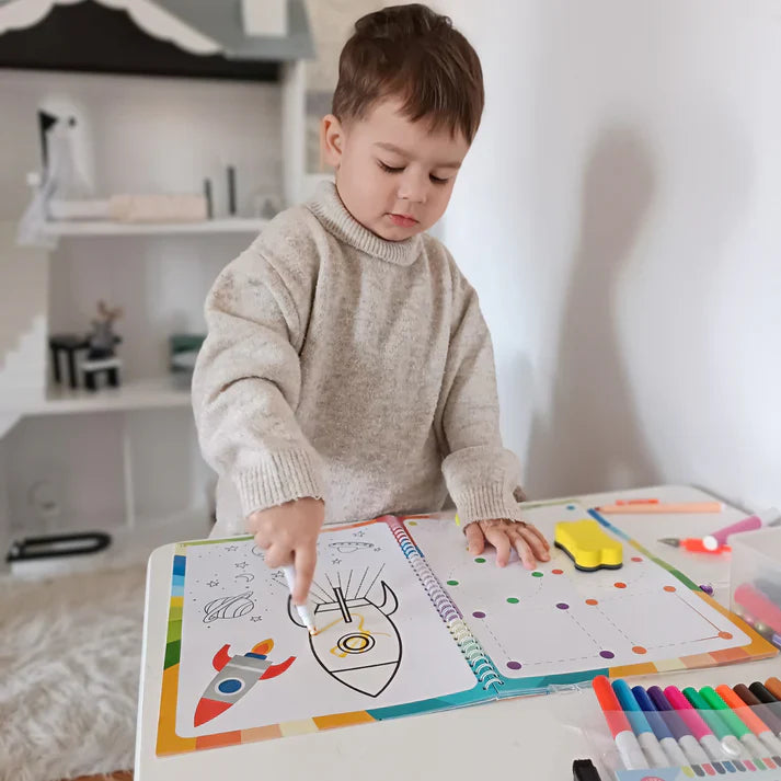 Laste kirjutamisoskuse arendamise töövihik (64 lehekülge)