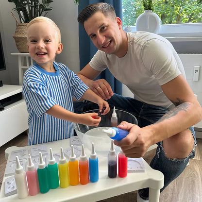 Võlumaailma geel veepäkapikkude loomiseks – 4, 8 või 12 värvi