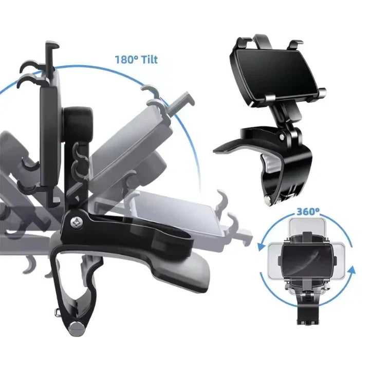 360° telefonhoidik – pöörlev alus tugeva ja kompaktse haardega