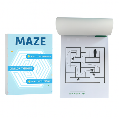 192 labürindi mõistatuste raamat – arendav ja keskendumist treeniv tegevus