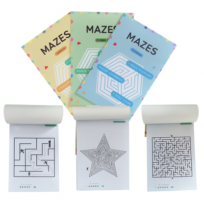 192 labürindi mõistatuste raamat – arendav ja keskendumist treeniv tegevus