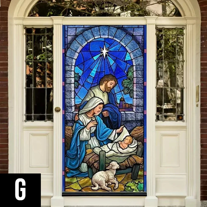 Jõulukrants uksele suure lipsu ja kellukestega – silmapaistev pidulik kaunistus