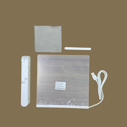 Valgustusega LED-tahvel lastele