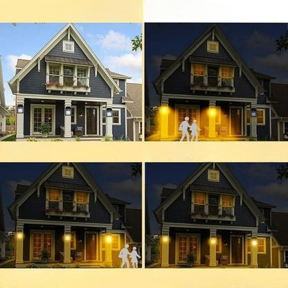 Välisseinale mõeldud päikesetoitel lamp