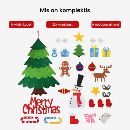 Interaktiivne jõulupuu komplekt