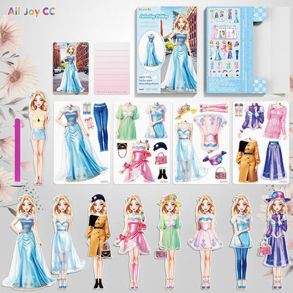 Lastemõeldud magnetiline moemängu komplekt