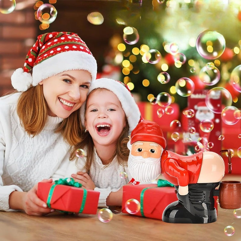 Jõuluvana mullimasin (valguse ja muusikaga)