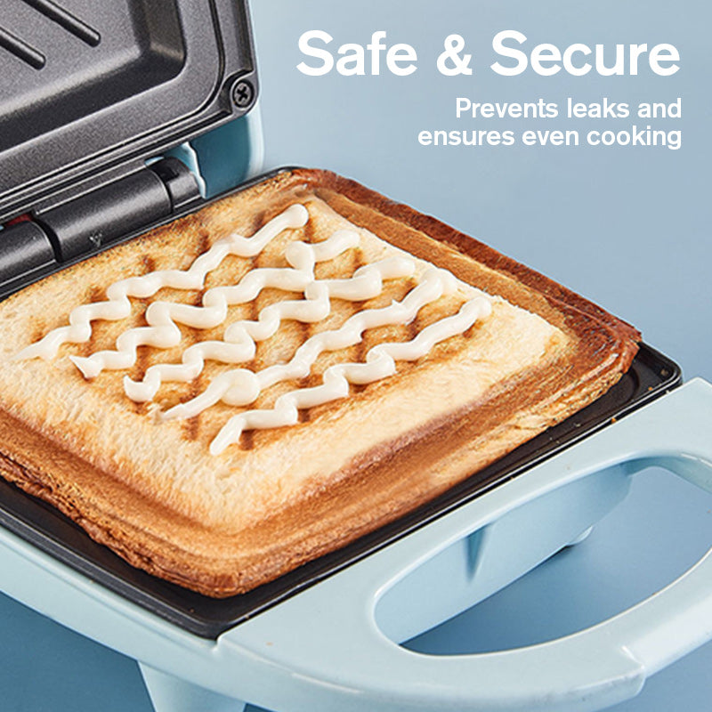 Kompaktne mitmeotstarbeline võileivagrill – kuum hommikusöök 3 minutiga