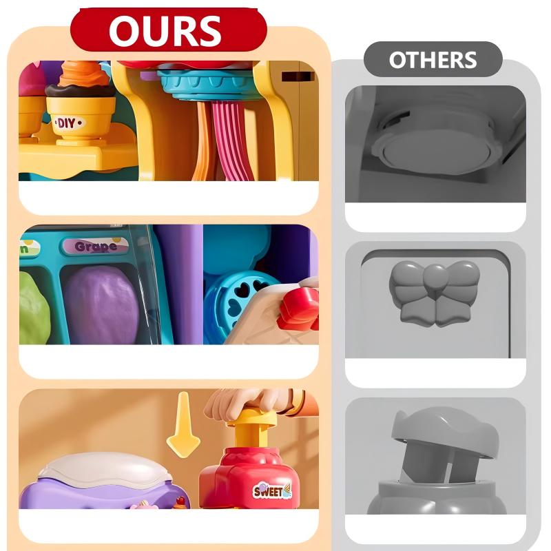 Laste komplekt: jäätise valmistamise mängukomplekt