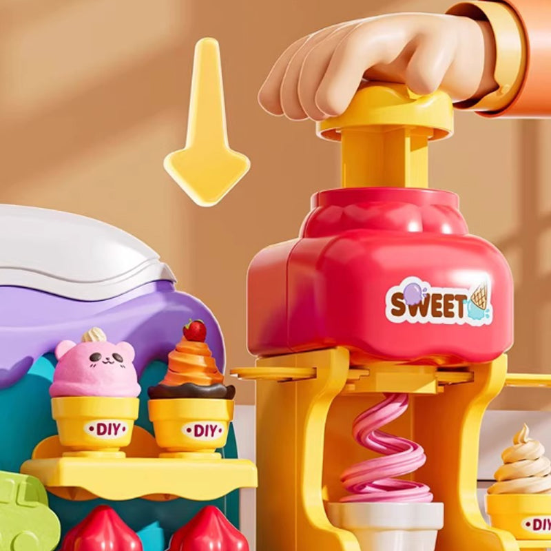 Laste komplekt: jäätise valmistamise mängukomplekt