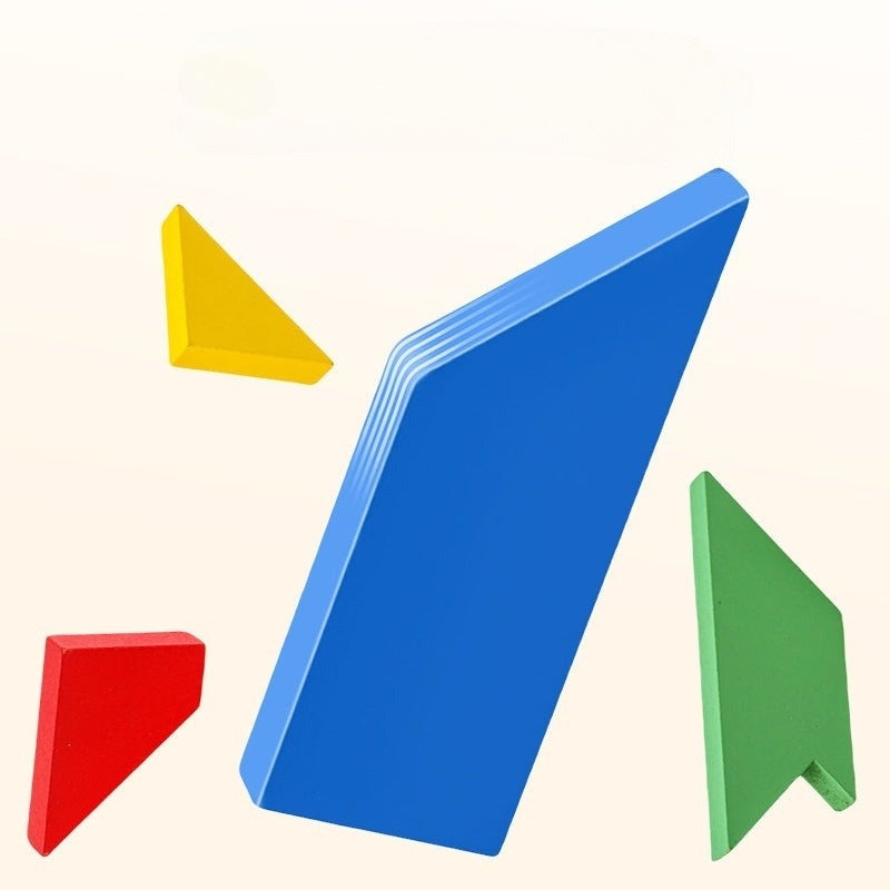 T-kujuline puidust mõistatus lastele ja täiskasvanutele