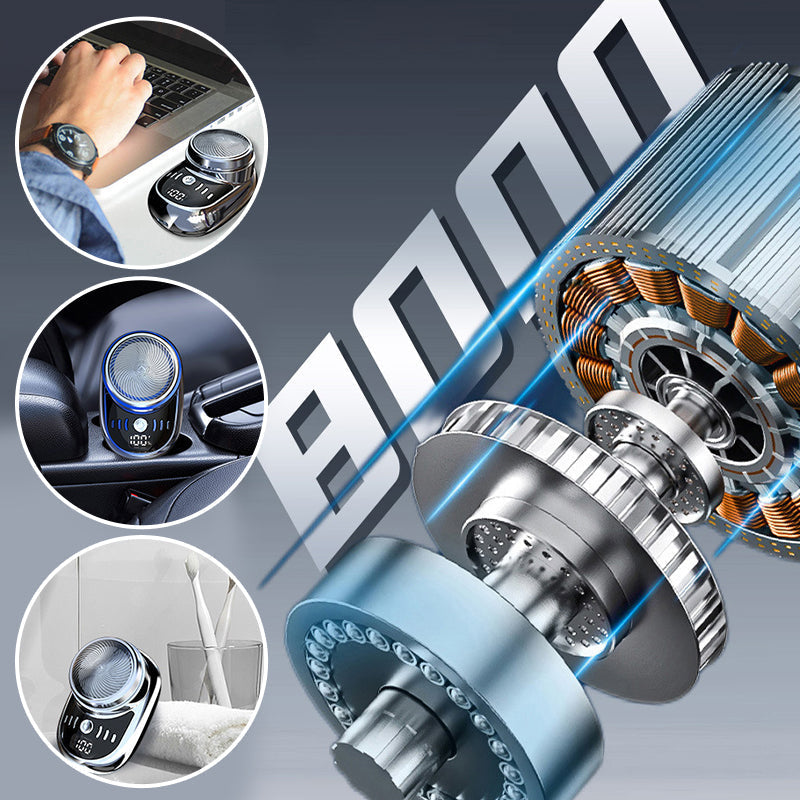 Mini kaasaskantav elektriline pardel – täpne kuiv ja märg raseerimine