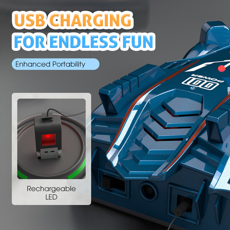 Laserjuhtimisega seintel sõitev RC-auto lastele