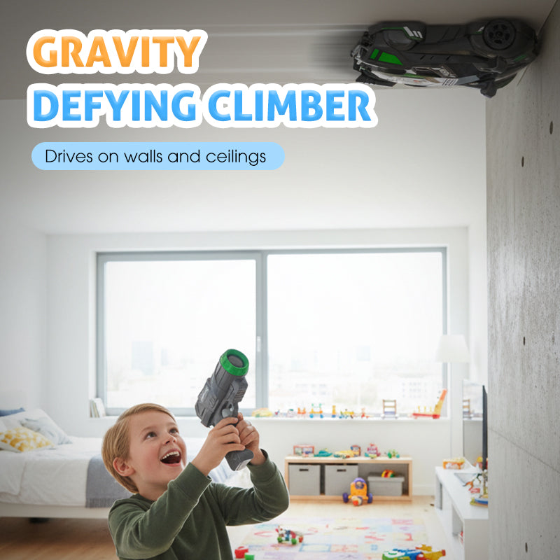 Laserjuhtimisega seintel sõitev RC-auto lastele