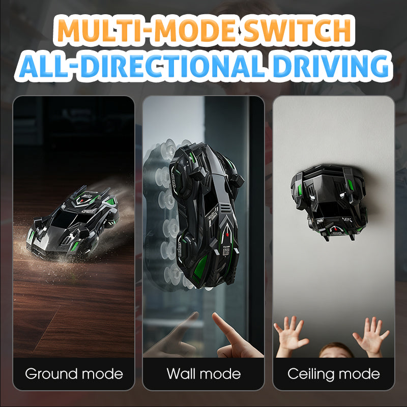 Laserjuhtimisega seintel sõitev RC-auto lastele