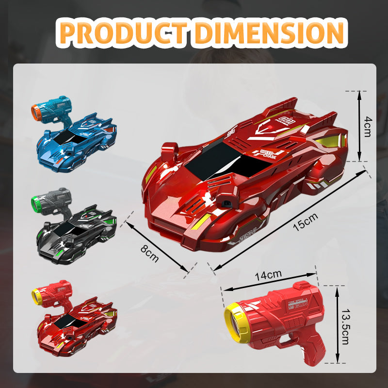 Laserjuhtimisega seintel sõitev RC-auto lastele